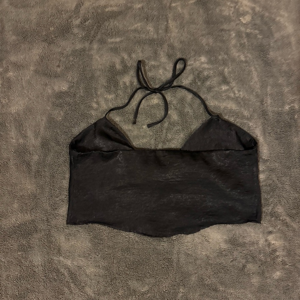 Wild Fable Black Sheer Two Piece